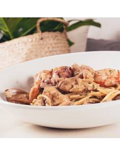 Spaguetti Frutti di Mare en Donostia | Pizzería La Mina San Sebastian
