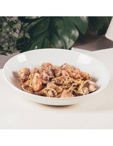 Spaguetti Frutti di Mare en Donostia | Pizzería La Mina San Sebastian