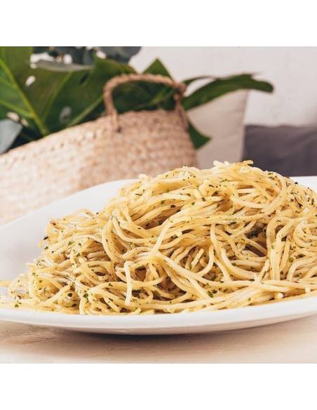 spagetti  Aglio e Olio pizzeria la mina donostia san sebastian