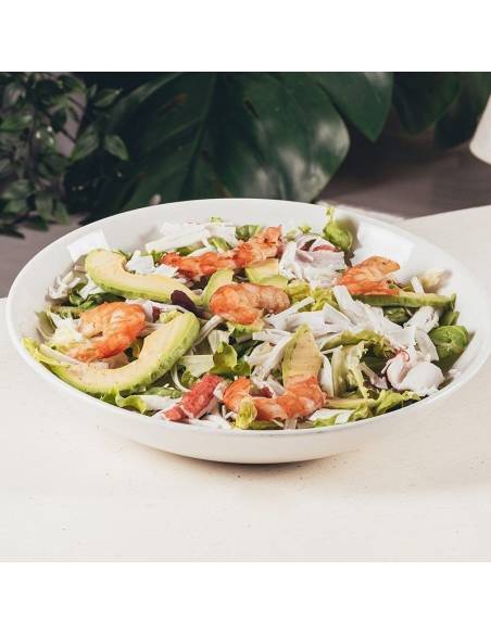 Ensalada tropicana Pizzeria La Mina, servicio a domicilio 943427240