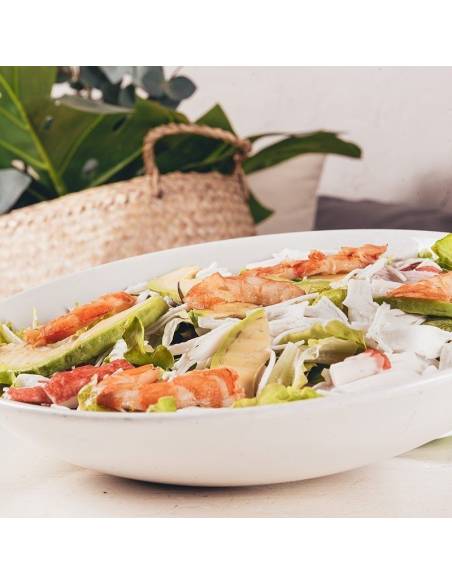 Ensalada tropicana Pizzeria La Mina, servicio a domicilio 943427240