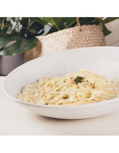 Cheese Cream Spaghetti in San Sebastián | Pizzería La Mina – Italian P