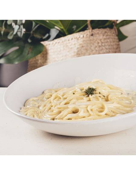 Spaghetti Crème de Fromages à Saint-Sébastien | Pizzería La Mina – Pât