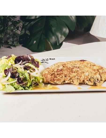 Cod Omelette in San Sebastián | Pizzería La Mina – Homemade 943427240