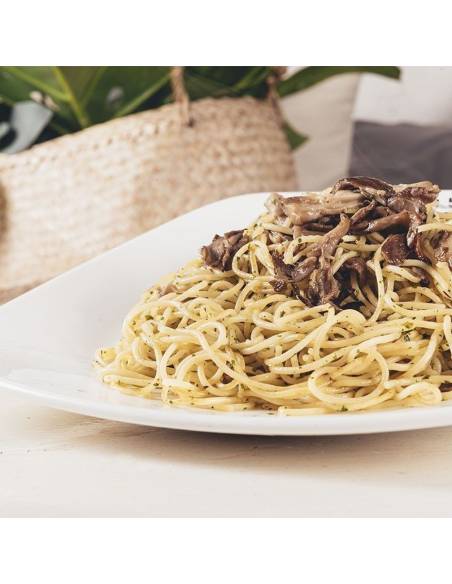 spagetti funghi pizzeria la mina donostia san sebastian