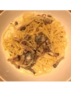 spaguetti carbonara pizzeria la mina donostia san sebastian 2