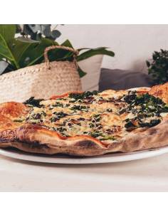 pizza spinaci pizzeria la mina donostia san sebastian