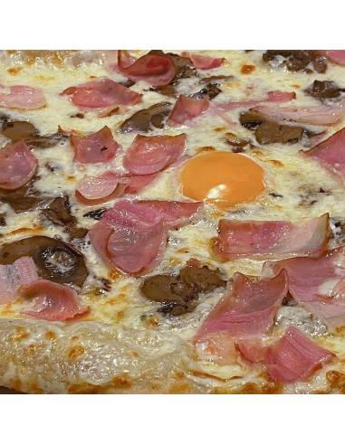 Pizzeria La Mina Donostia San sebastian, pizza carbonara 943427240