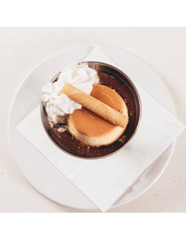 Flan de Huevo Casero Pizzeria La Mina Donostia| Postre Tradicional