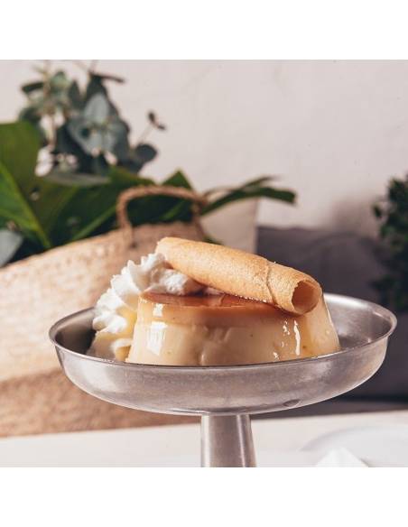Flan de Huevo Casero Pizzeria La Mina Donostia| Postre Tradicional